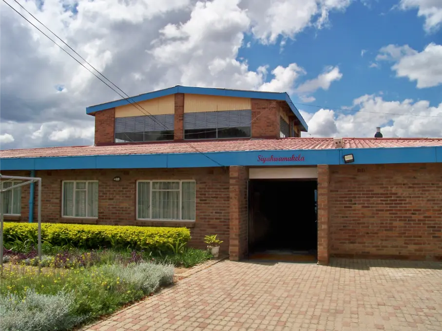 Historic exterior of Ekuphumuleni nursing home